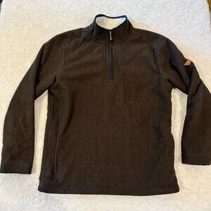 ORVIS Classic Collection Quarter Zipper Sherpa Lined Jacket